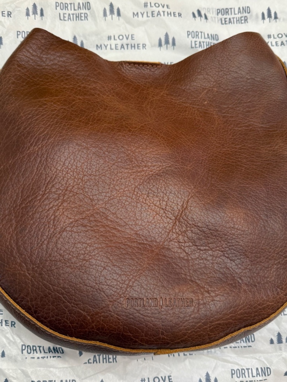 NWT Portland Leather Goods PLG Large Olivia in Asheville Brown